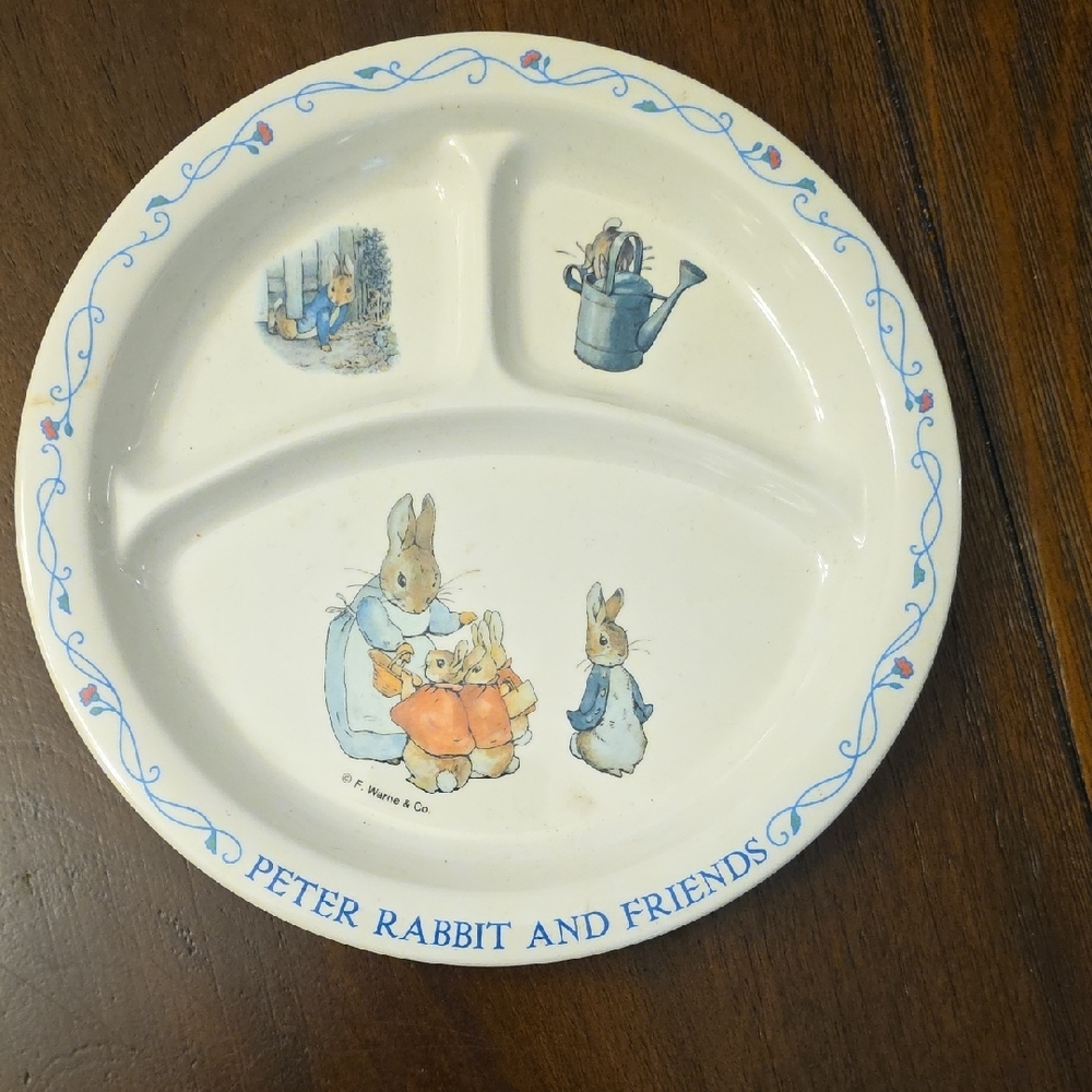 Peter Rabbit and Friends Divided Plate